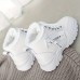 Women's Plush Lined Sneakers, Winter Warm Lace Up High Top Ankle Boots, Thermal Outdoor Shoes Women's Plush Lined Sneakers, Winter Warm Lace Up High Top Ankle Boots, Thermal Outdoor Shoes